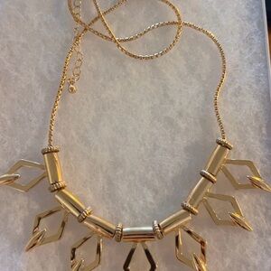 Vintage Berry Jewelry Gold  detail  Statement Necklace